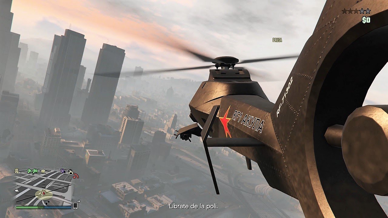 ROBAMOS SUPER HELICOPTERO AKULA - GTA V