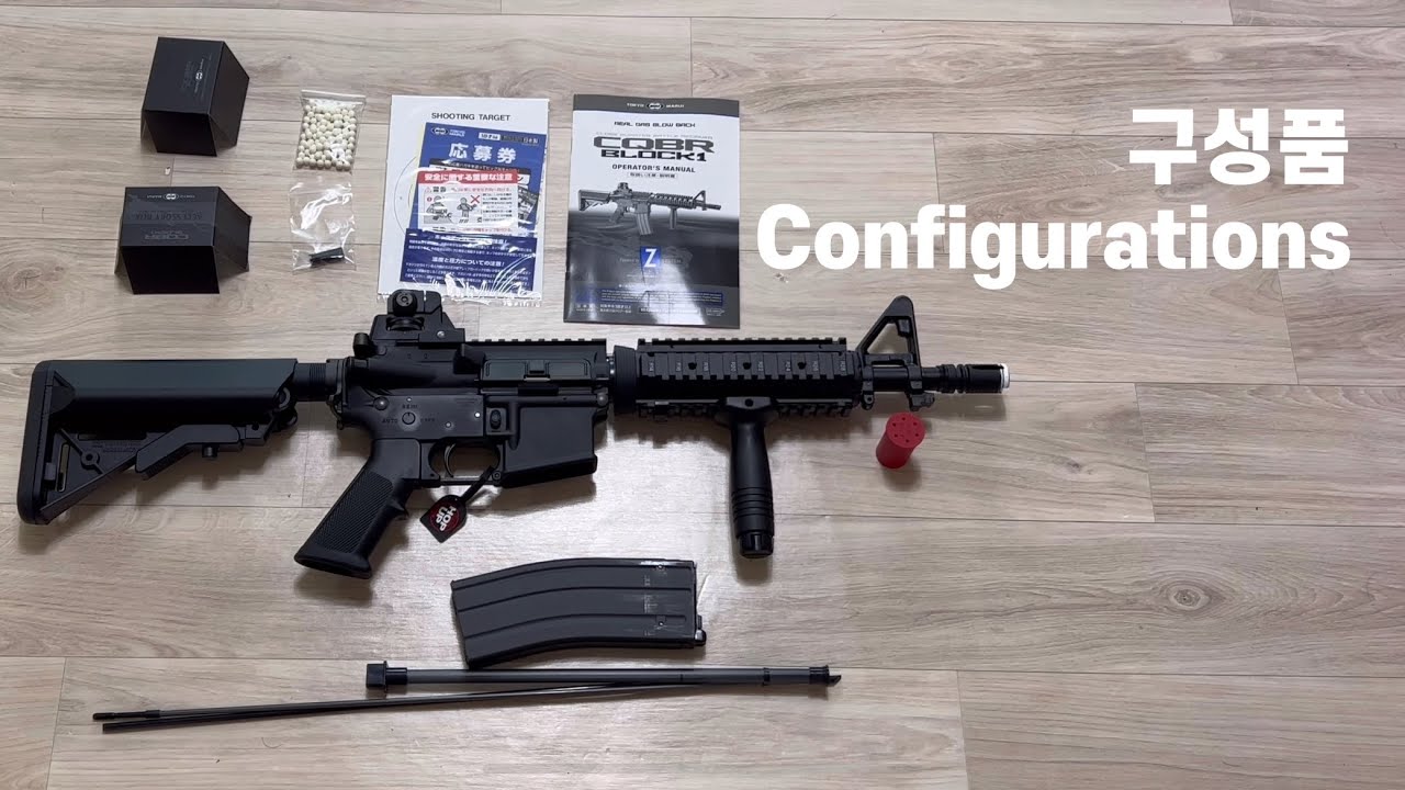 Tokyo Marui CQBR GBBR Unboxing