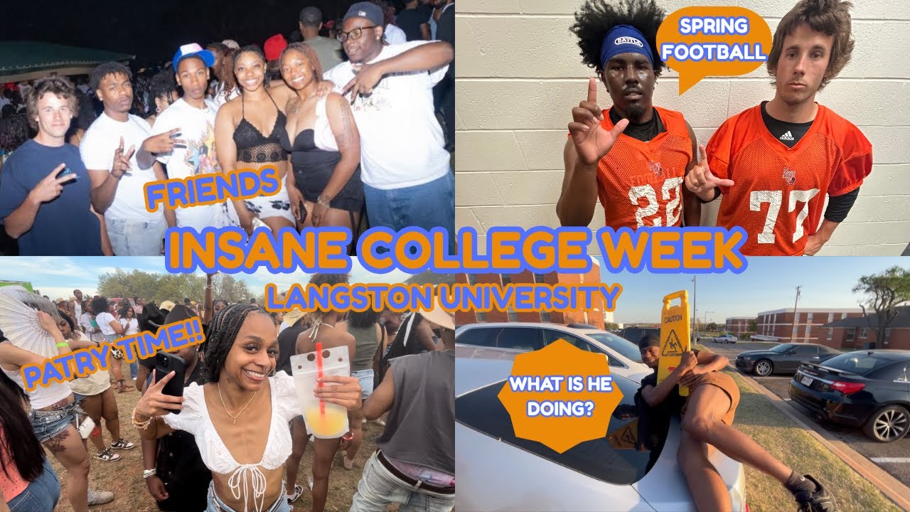 INSANE College Week at Langston University | Wild Parties, Friends & Football!