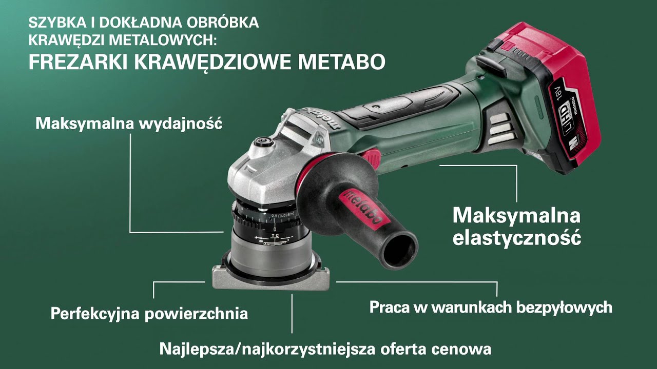 Krawędziarka akumulatorowa KFM - dedykowana do przemysłu