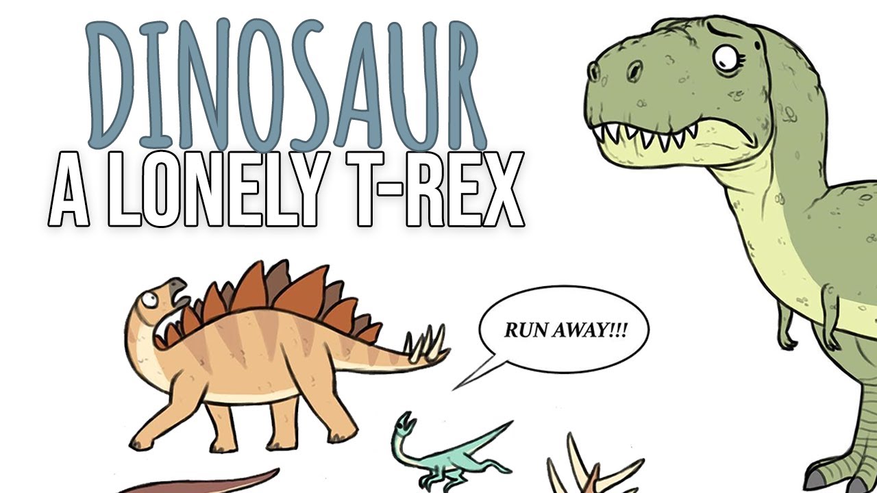A Lonely T-Rex  | Funny Dinosaur Comic Dub