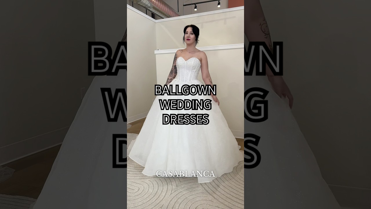 Which ballgown wedding dress would you choose? 💌 #shorts #bonbonbelle #sayyestothedress #ballgown