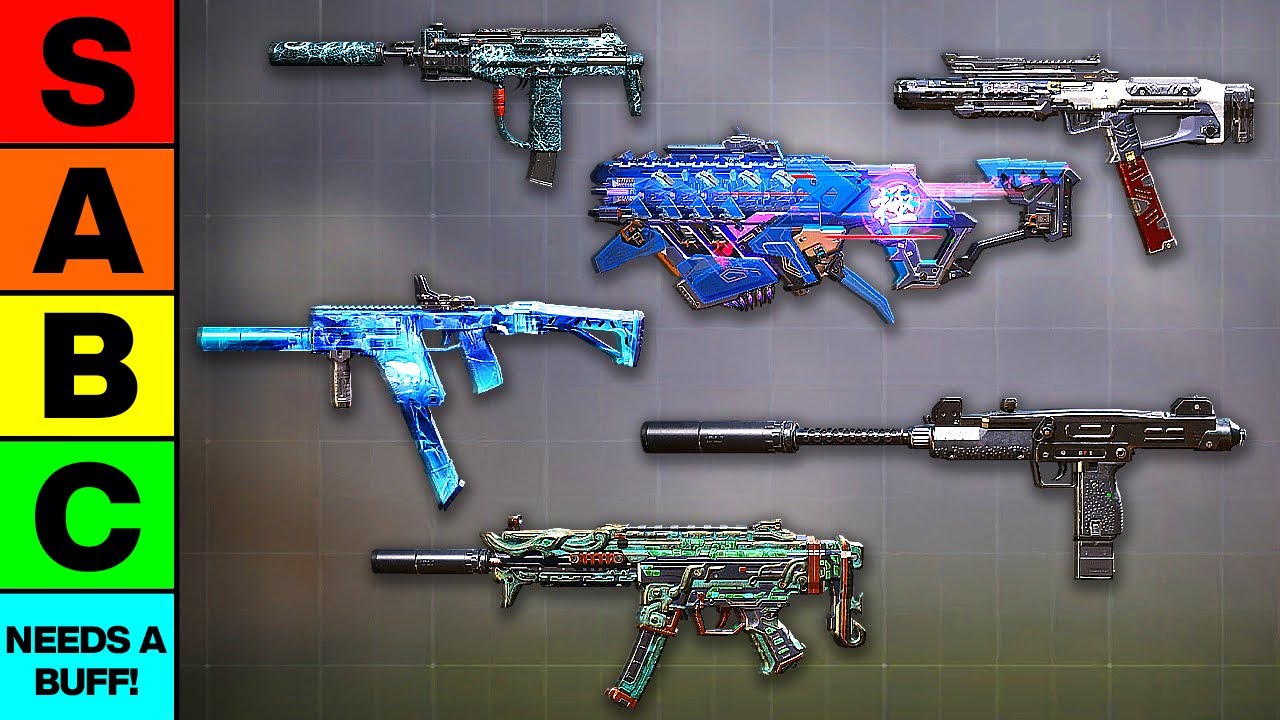 Ranking the BEST and WORST SMGs in COD Mobile!