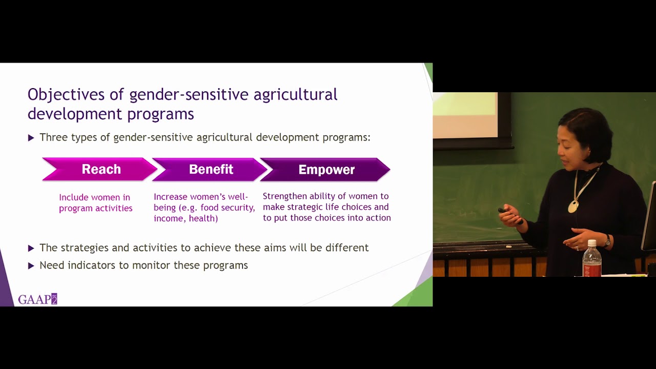 Hazel Malapit (IFPRI) - Measuring Women 's Empowerment in Agricultural Development Programs