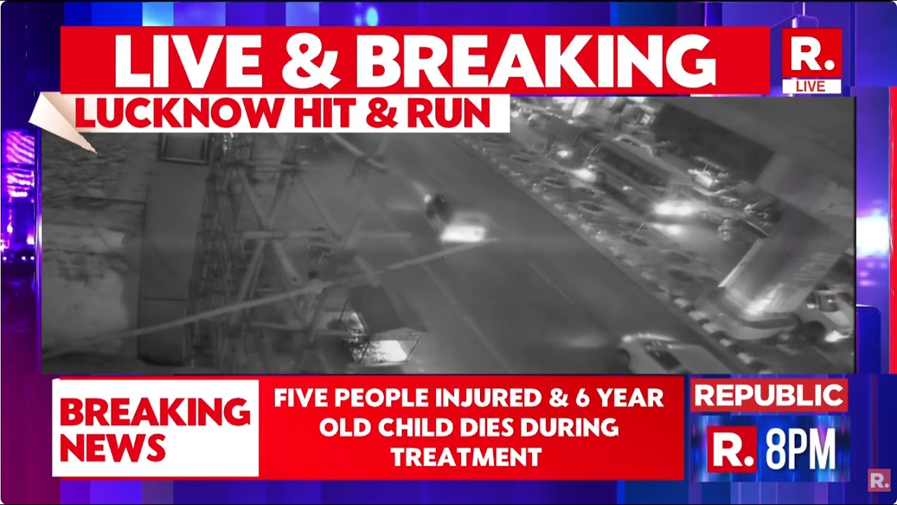 Lucknow BREAKING LIVE: Unidentified Speeding Car Hits Auto-Rickshaw & Pedestrians,  6-Yr-Old Dies