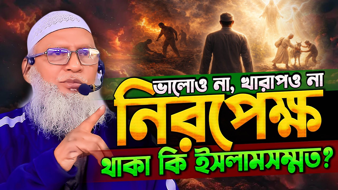 দাউদ নবীর উম্মতের মত বর্তমানে আমরাও তিন দলে বিভক্ত⁉️tafsirul wafi mozammel haque barishal