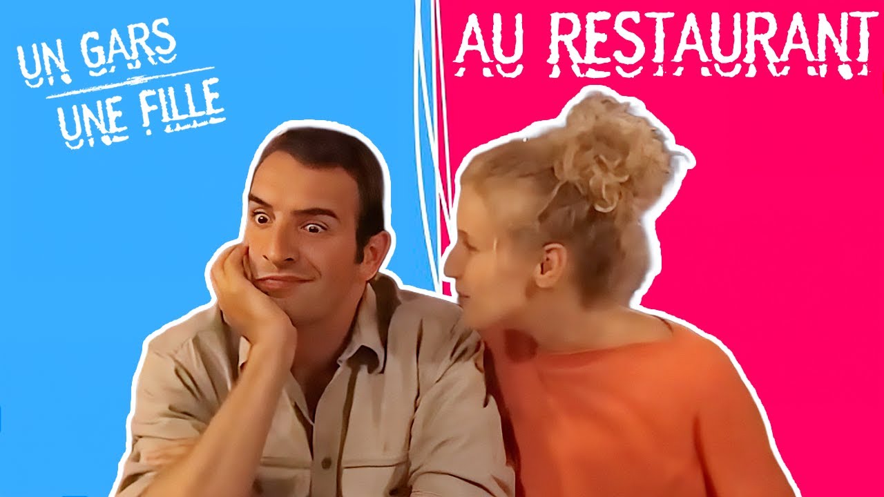 Un Gars, Une Fille - Au restaurant | Jeux, jalousie et addition salée | COMPILATION