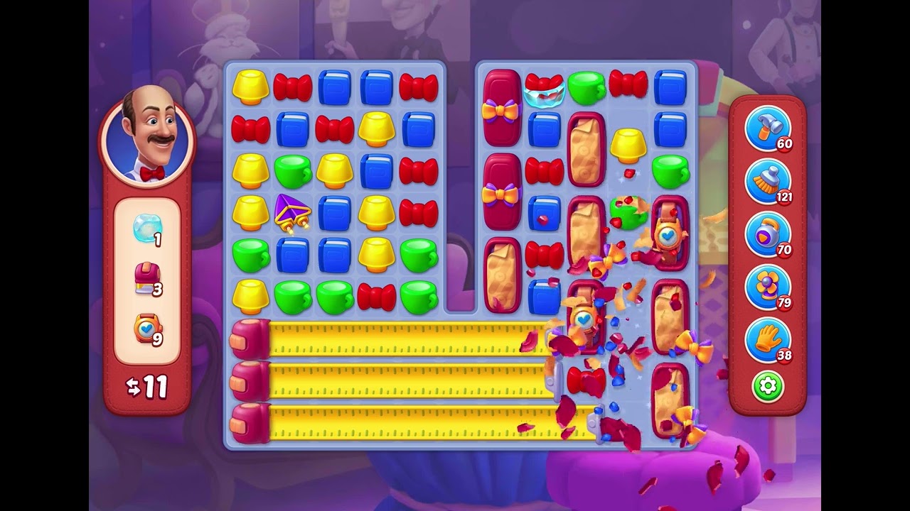 HomeScapes Level 19547 no boosters 