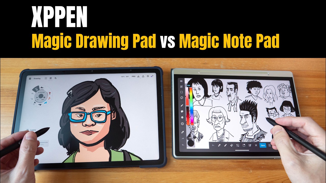 XPPen Magic Drawing Pad vs Magic Note Pad