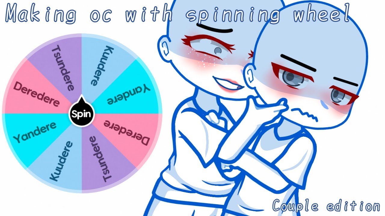 Making ocs from spinning wheel {Couple edition} | Gacha Club/Art |