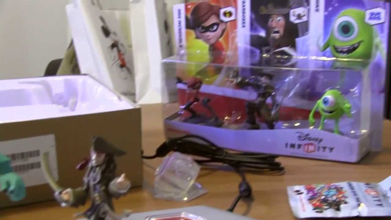 Unboxing Disney Infinity + Sidekick Pack + Cars Playset