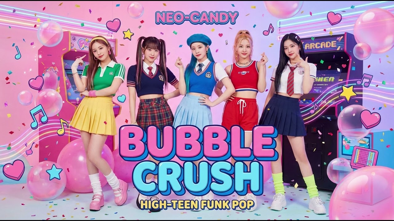 웃으면서 안녕 | 밝은 이별 노래 | 하이틴 K-POP 걸그룹 | 청춘 감성 팝송