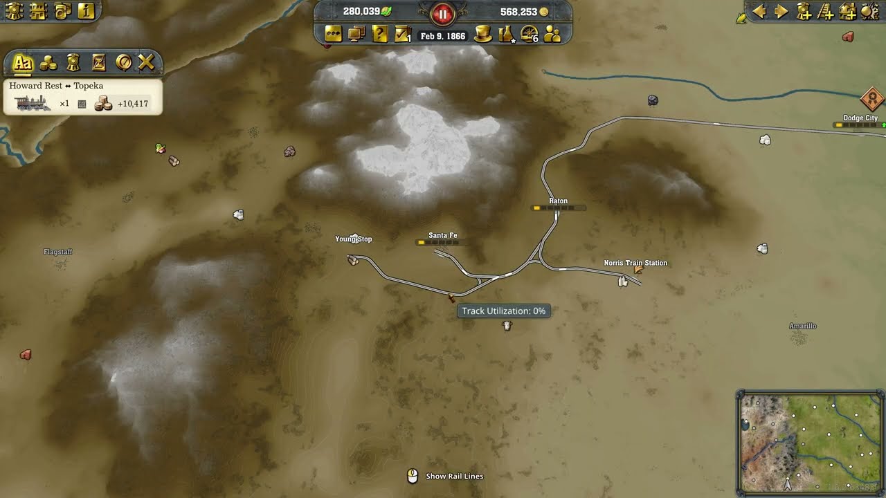 Railway Empire 2 - The First Overland Route - Part 2 - Rocky Mountaineer - No Commentary