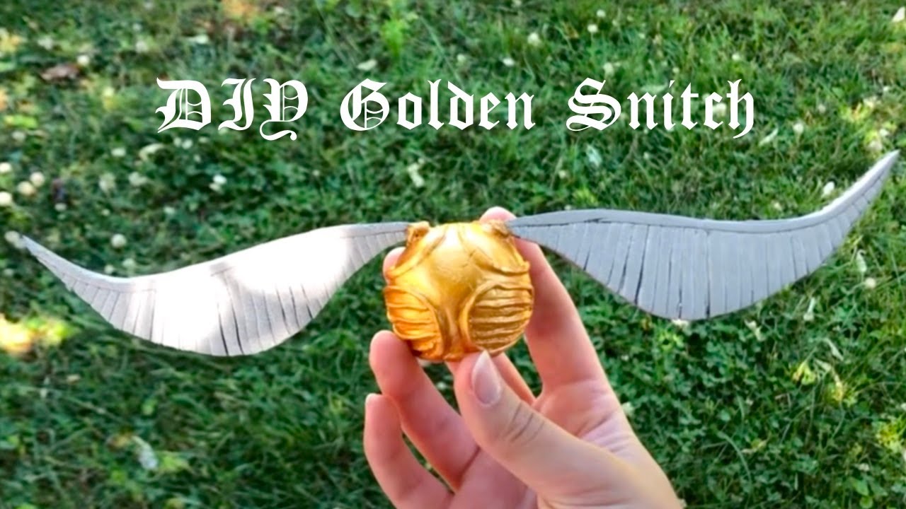 DIY Golden Snitch/ Harry Potter DIY