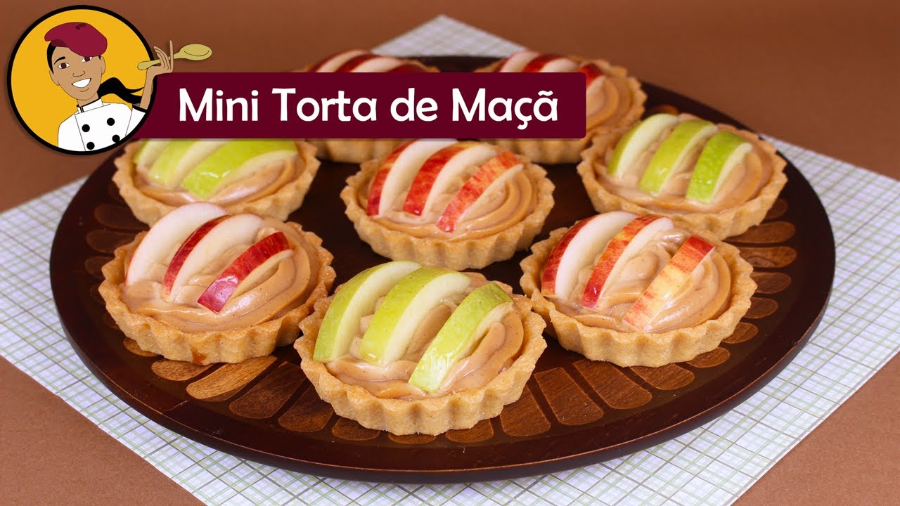 Mini Torta de Maçã - Chef Silvia Nicolau