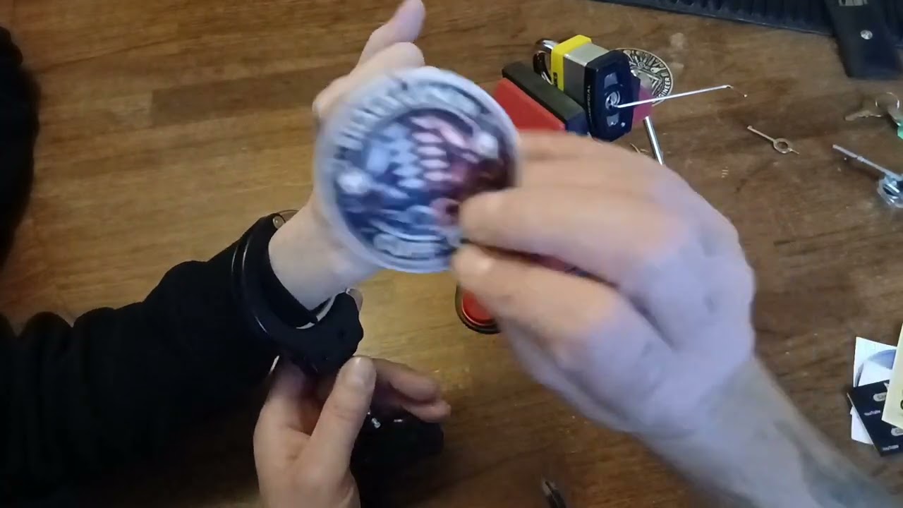 (377) brinks commercial SPP'd quick one hand #shacklemen style for @LockpickingEngineer #LPE2K