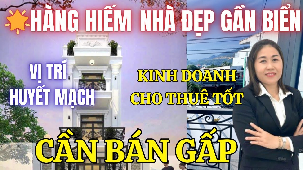 🌟Chị Hoa đi Mỹ định cư bán gấp căn nhà vị trí huyết mật giá rẻ, đẹp gần biển