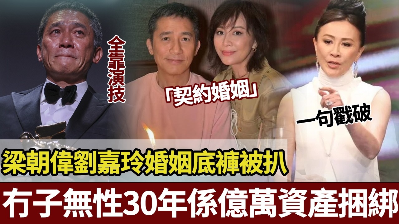 劉嘉玲一句話，戳破同梁朝偉30年婚姻最後一層窗紙，「合夥式婚姻」內幕終於曝光。【港圈暗室】#刘嘉玲 #梁朝伟