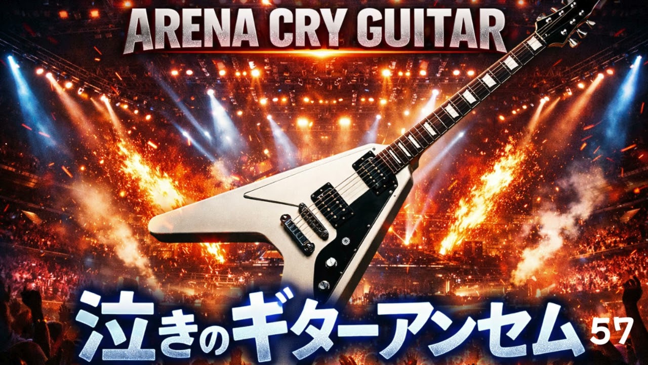Into the Arena MSG風 泣きのギター・アンセム｜Flying V インスト【57】