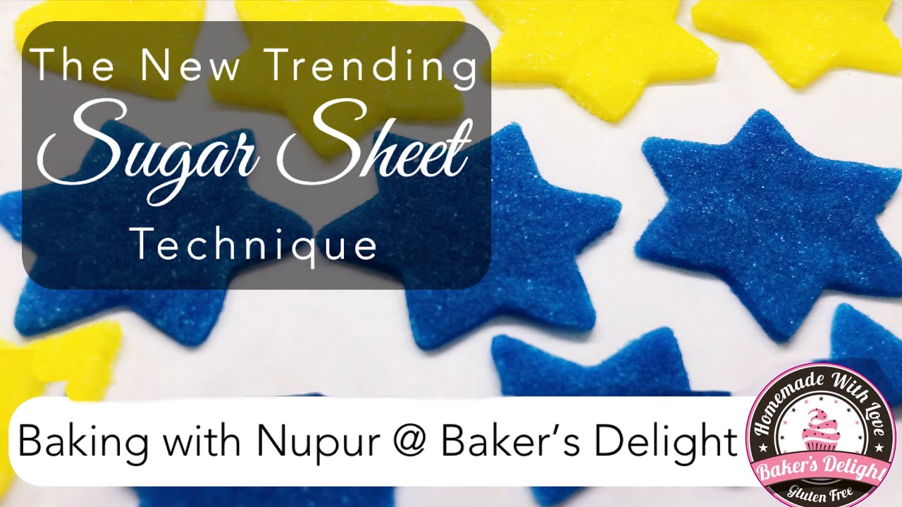 Sugar sheet technique by Baker&rsquo;s Delight