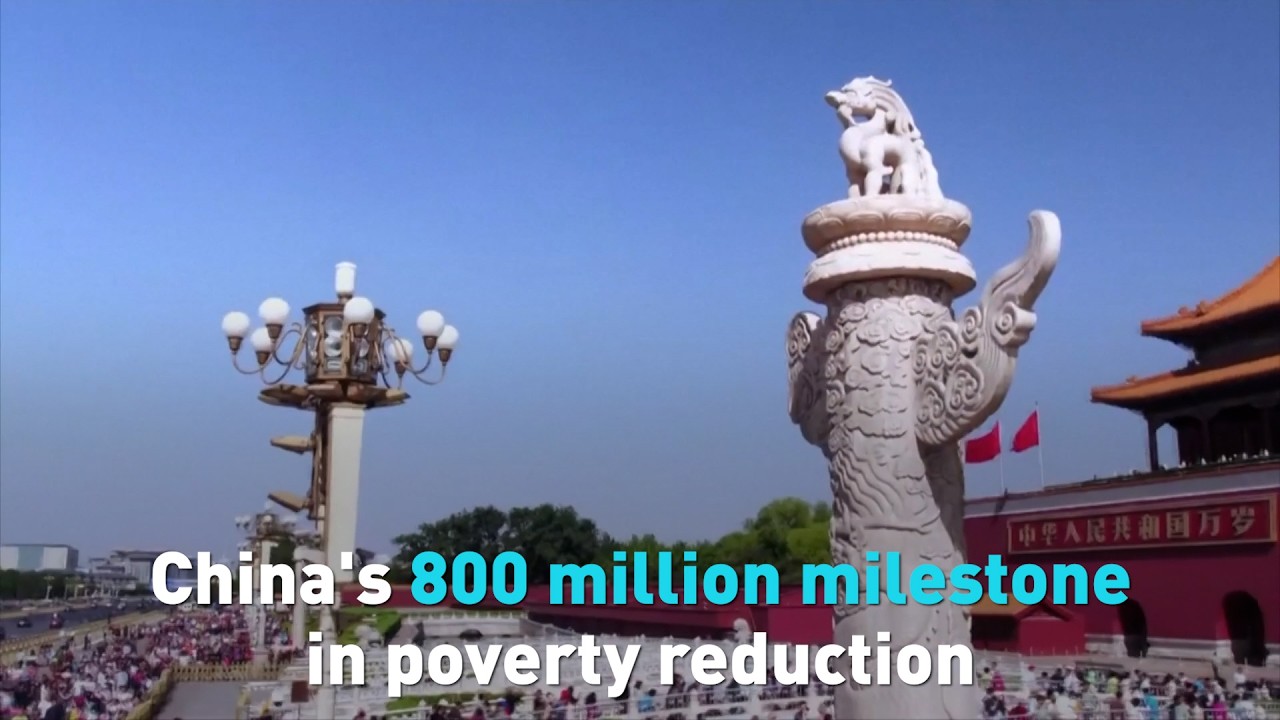 China's 800 million milestone in poverty reduction