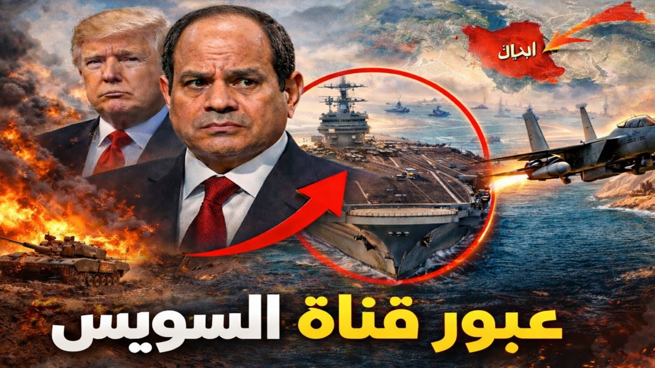 تطور خطير ! حاملة الطائرات الأمريكية جيرالد فورد تعبر قناة السويس نحو إيران و الحوثي ينتظر في الطريق