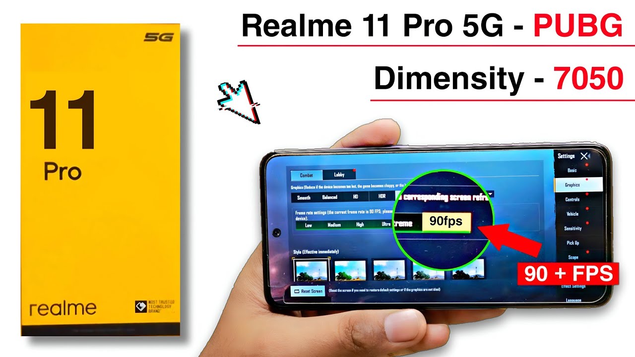 Realme 11 Pro 5g Pubg Test. Realme 11 Pro 5g Pubg Graphics.💪