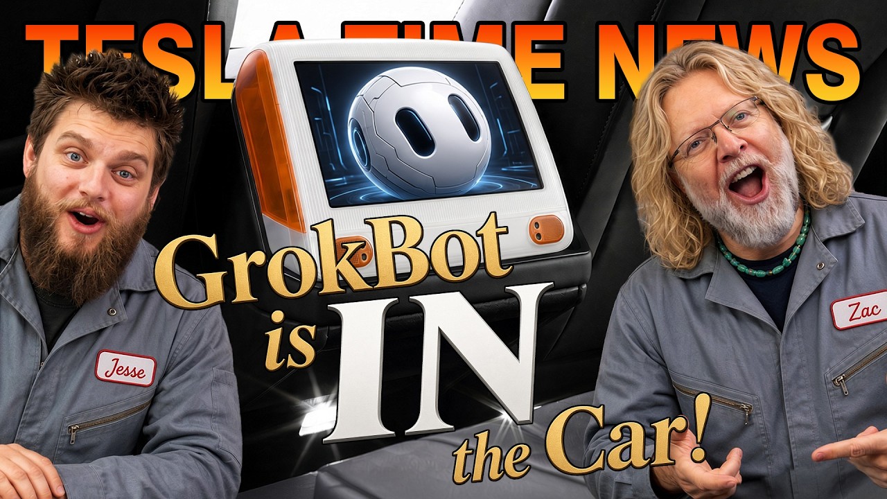 GrokBot in the Car | Tesla Time News 680