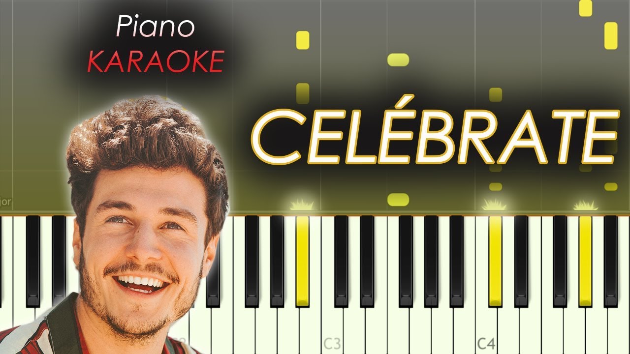 Miki Núñez - Celébrate | Piano KARAOKE / Tutorial / Cover