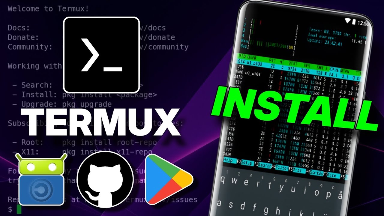 Instala TERMUX sin errores | GitHub - F-Droid - Play Store | Terminal Linux