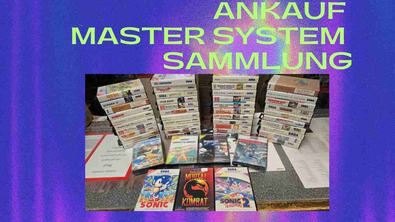 Ankauf von Master System Sammlung
