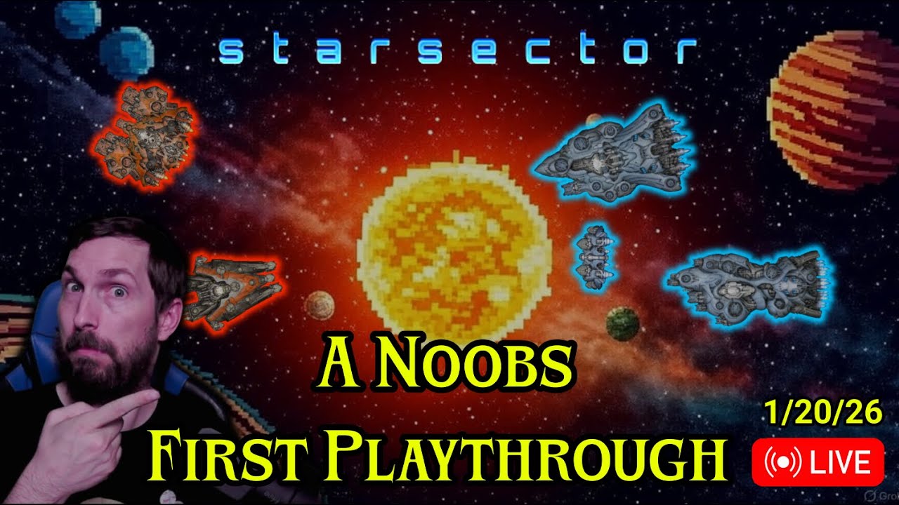 Starsector Noob vs The Sector — First Playthrough LIVE! - 1/20/2026