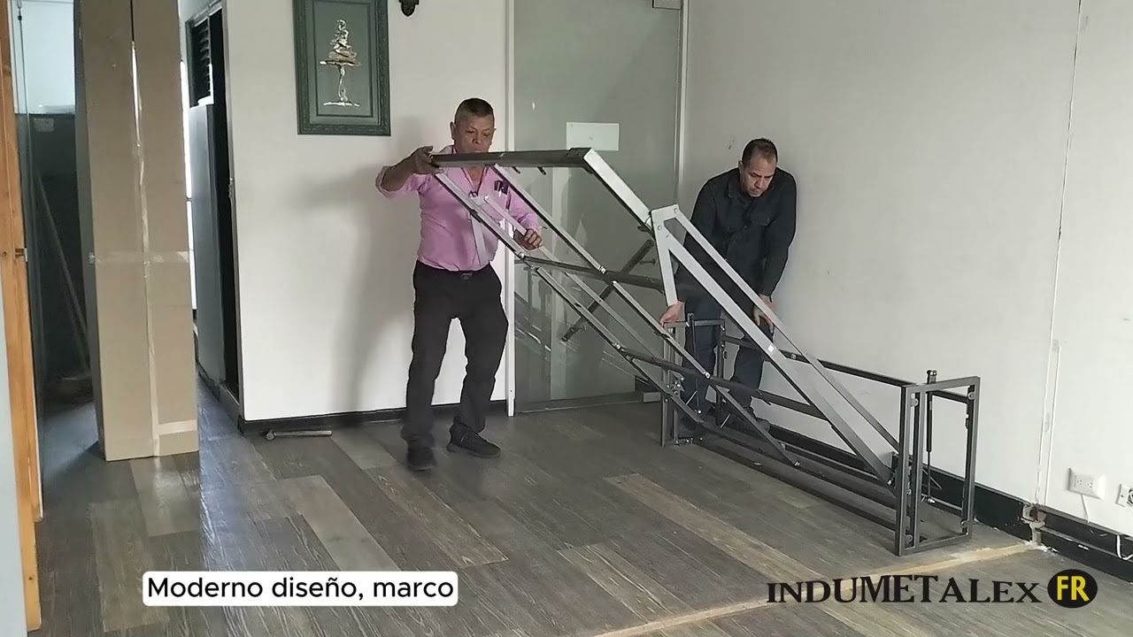 Herraje de cama abatible met&aacute;lico