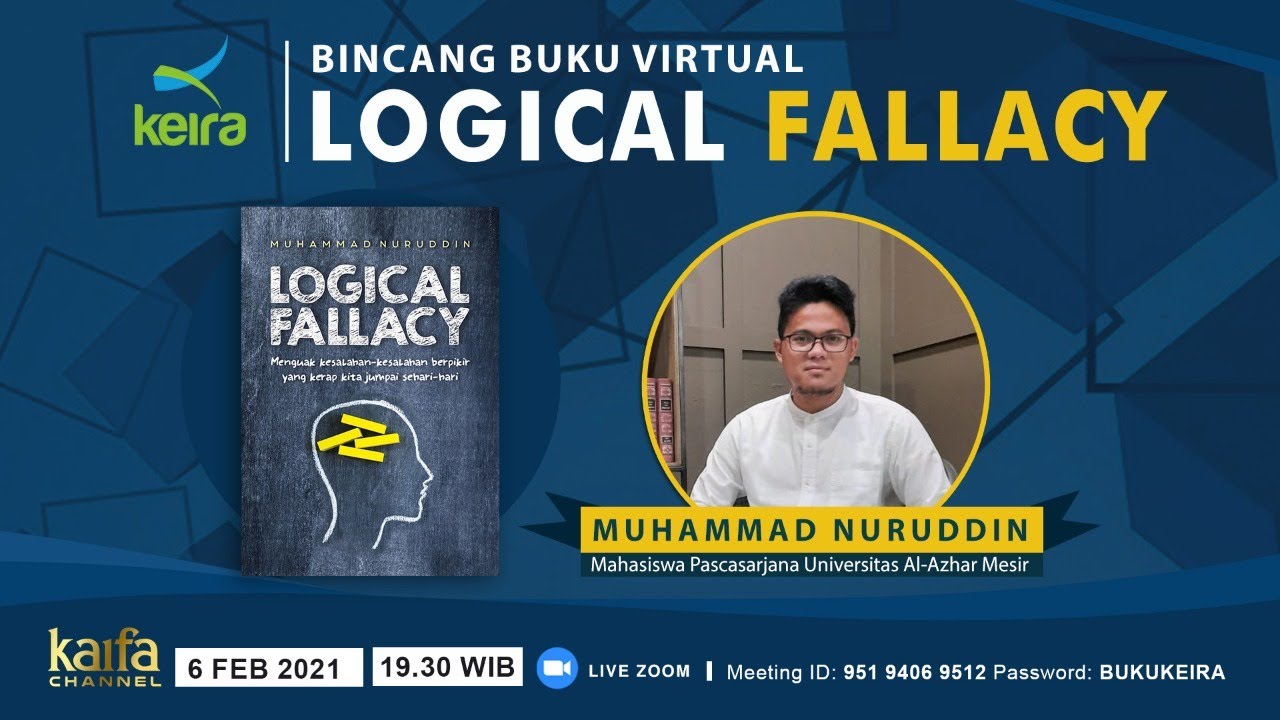 Bincang Buku Virtual; Logical Fallacy - Muhammad Nuruddin
