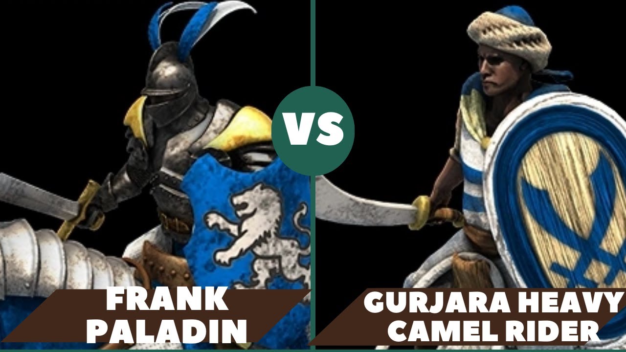 AOE2: 120 GURJARA HEAVY CAMEL RIDERS VS 120 FRANK PALADINS