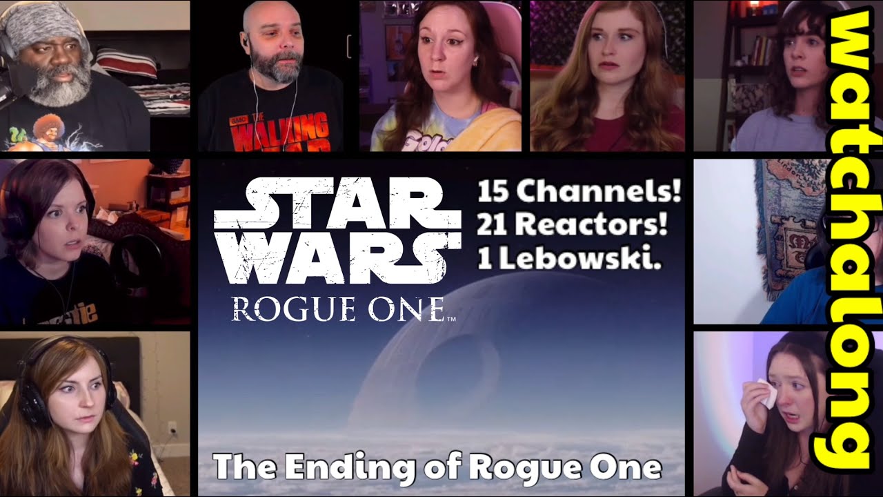 The Ending of Rogue One: A Star Wars Story (2016) First Time Watching Movie Reaction Mashup