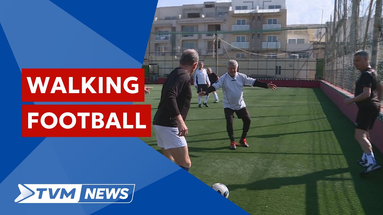 Anzjani u adulti bi problemi ta’ saħħa jipprattikaw il-walking football