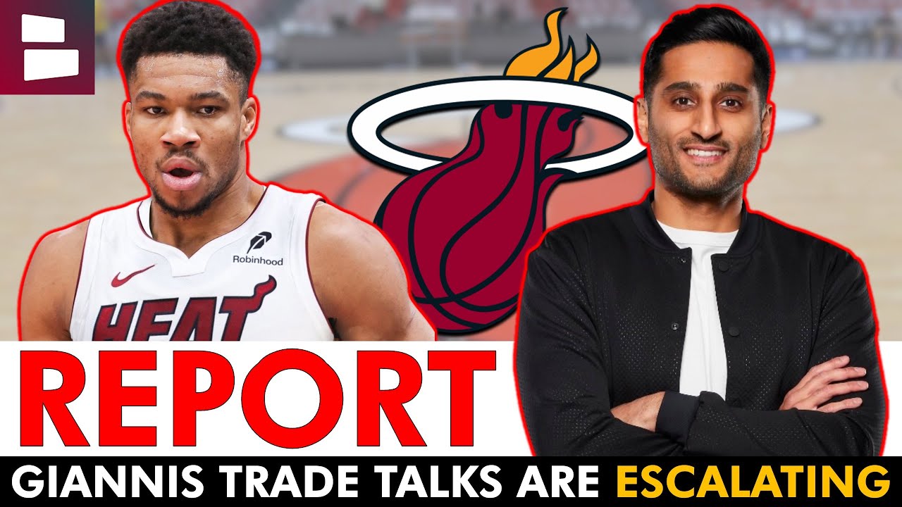 🚨MAJOR REPORT🚨Giannis Antetokounmpo Trade Talks Are ‘Escalating’ per Shams Charania | Heat Rumors