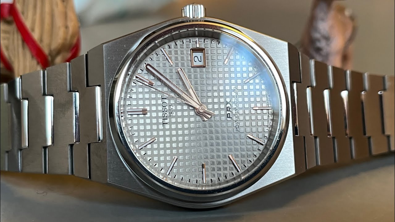 Знакомство с новыми великолепными часами Tissot PRX 38MM Titanium