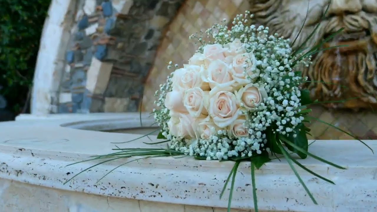 FIORI MATRIMONIO - ROSA CHIARO-GLICINE-BIANCO