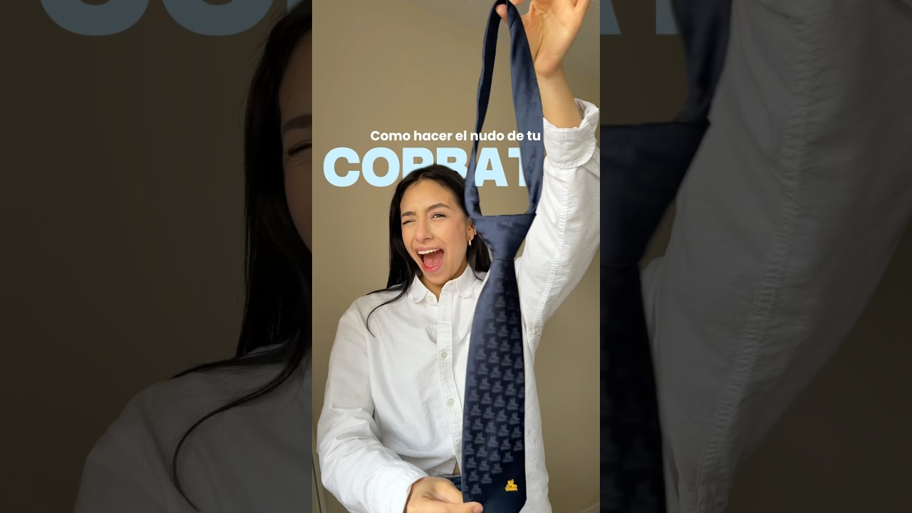 C&oacute;mo hacer el nudo de corbata! Prueba esta tendencia en mujeres ✨🔥#corbata #ootd #outfitideas