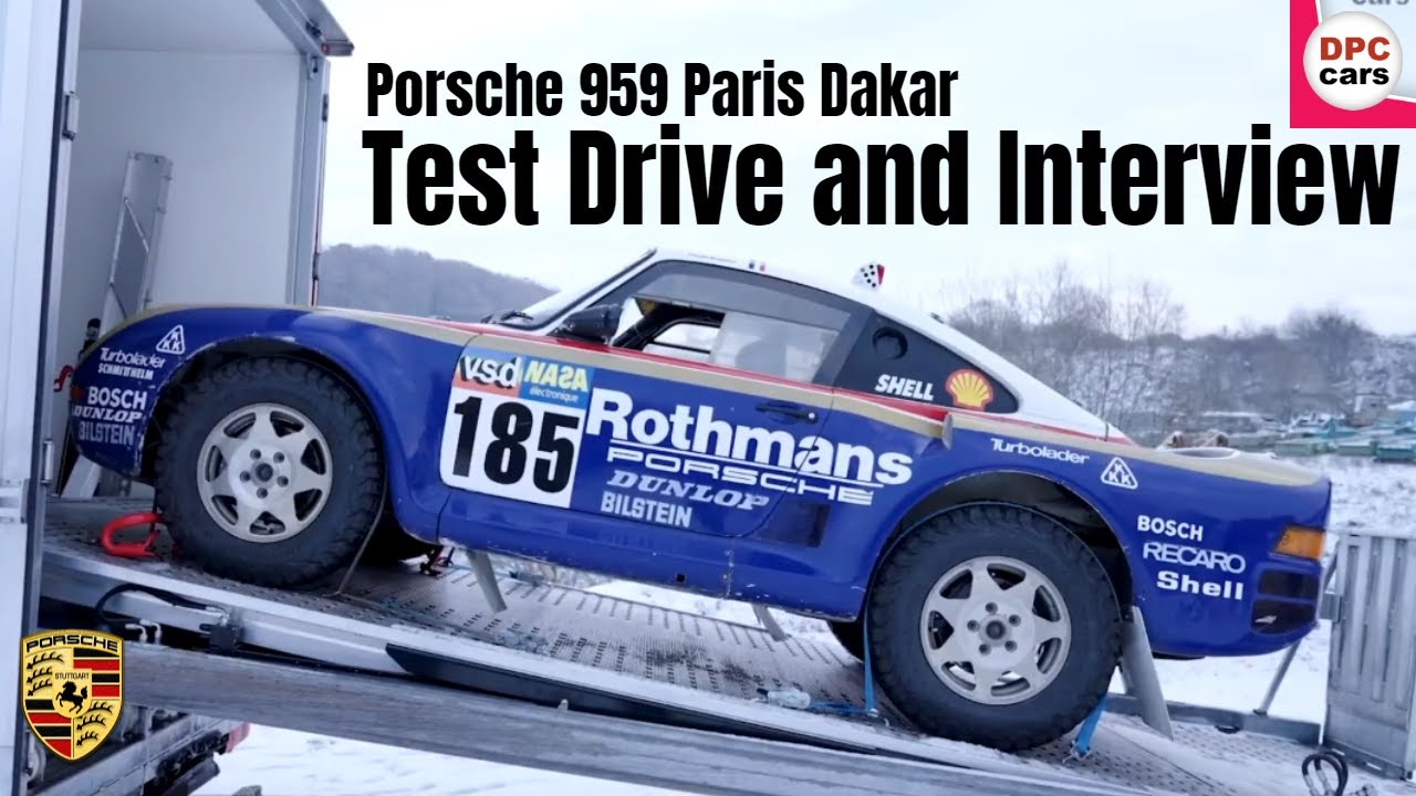 Porsche 959 Paris Dakar Test Drive and Interview With Race Car Driver Jacky Ickx