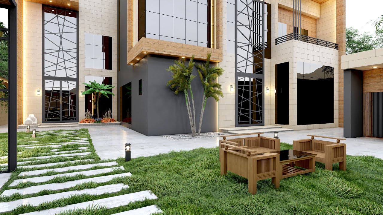 #تغطية تصميم واجهة مودرن قمة الأناقة #السعودية #الرياض modern facade design