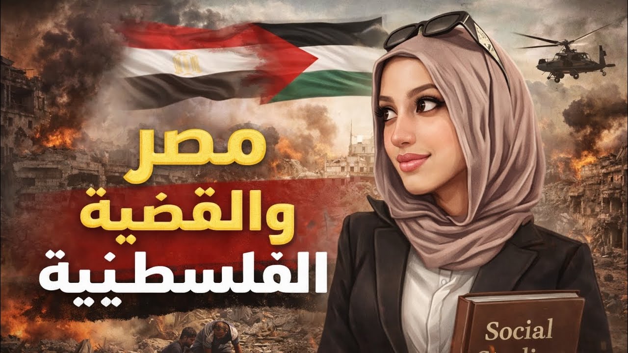 شرح درس مصر والقضية الفلسطينية | للصف الثالث الاعدادي تاريخ .