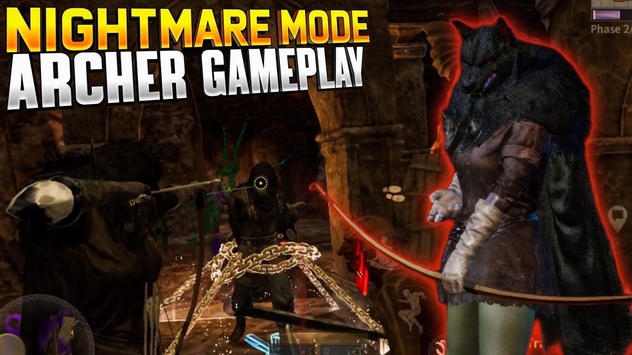 NIGHTMARE MODE RANGER GAMEPLAY! | Dark and Darker Mobile