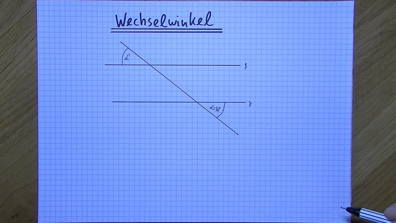Winkelpaare   Wechselwinkel