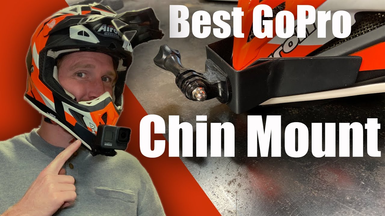 How To Make The Best GoPro Chin Mount DIY 🎥🛠⚙️ For A Motorcycle Helmet 🏍