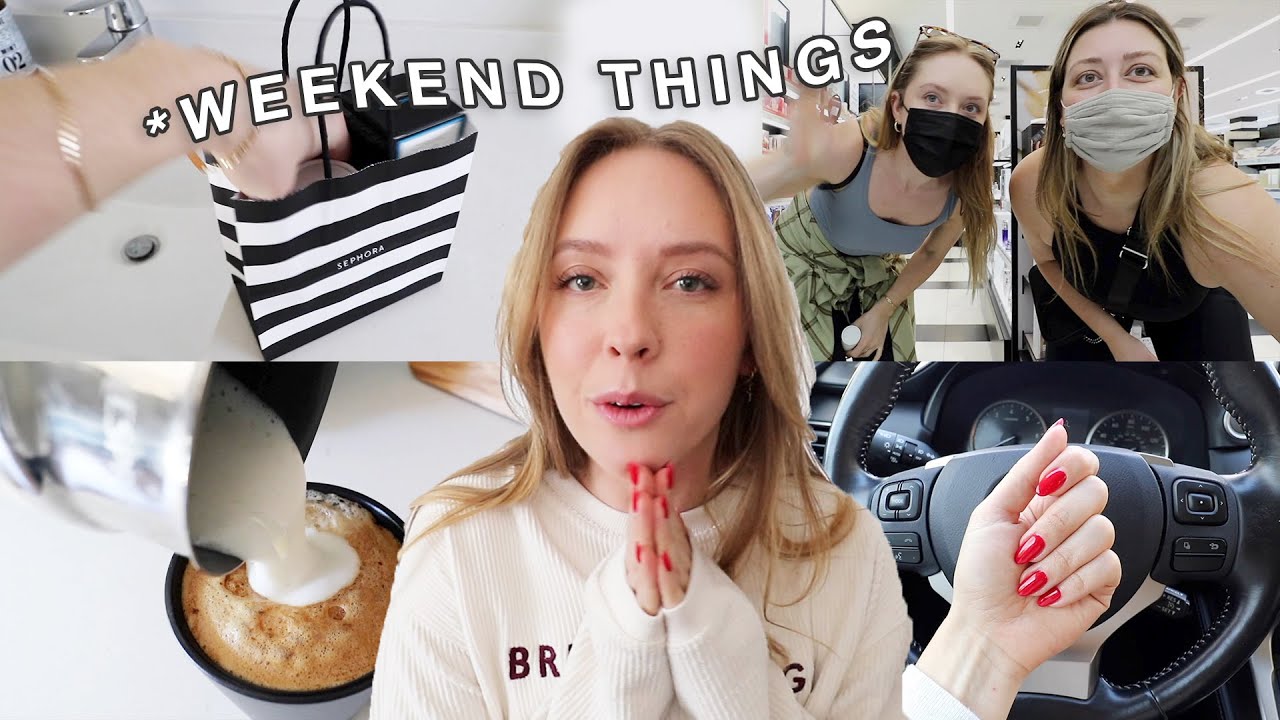 Weekend Vlog: Thrifting, Nails + Try-On Haul!