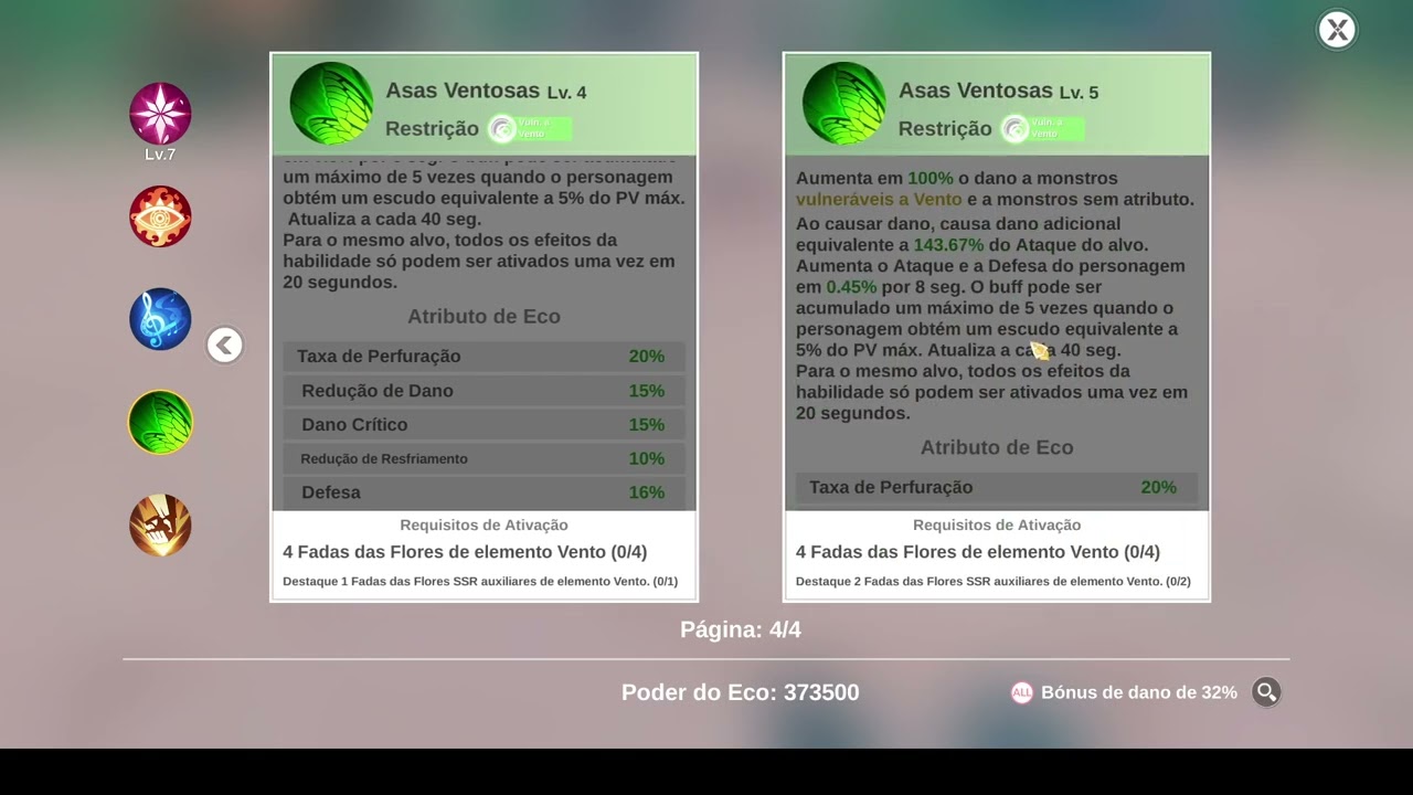 EXPLICANDO TODOS OS ECOS ELEMENTAIS - QUAL O MELHOR? - THE LEGEND OF NEVERLAND