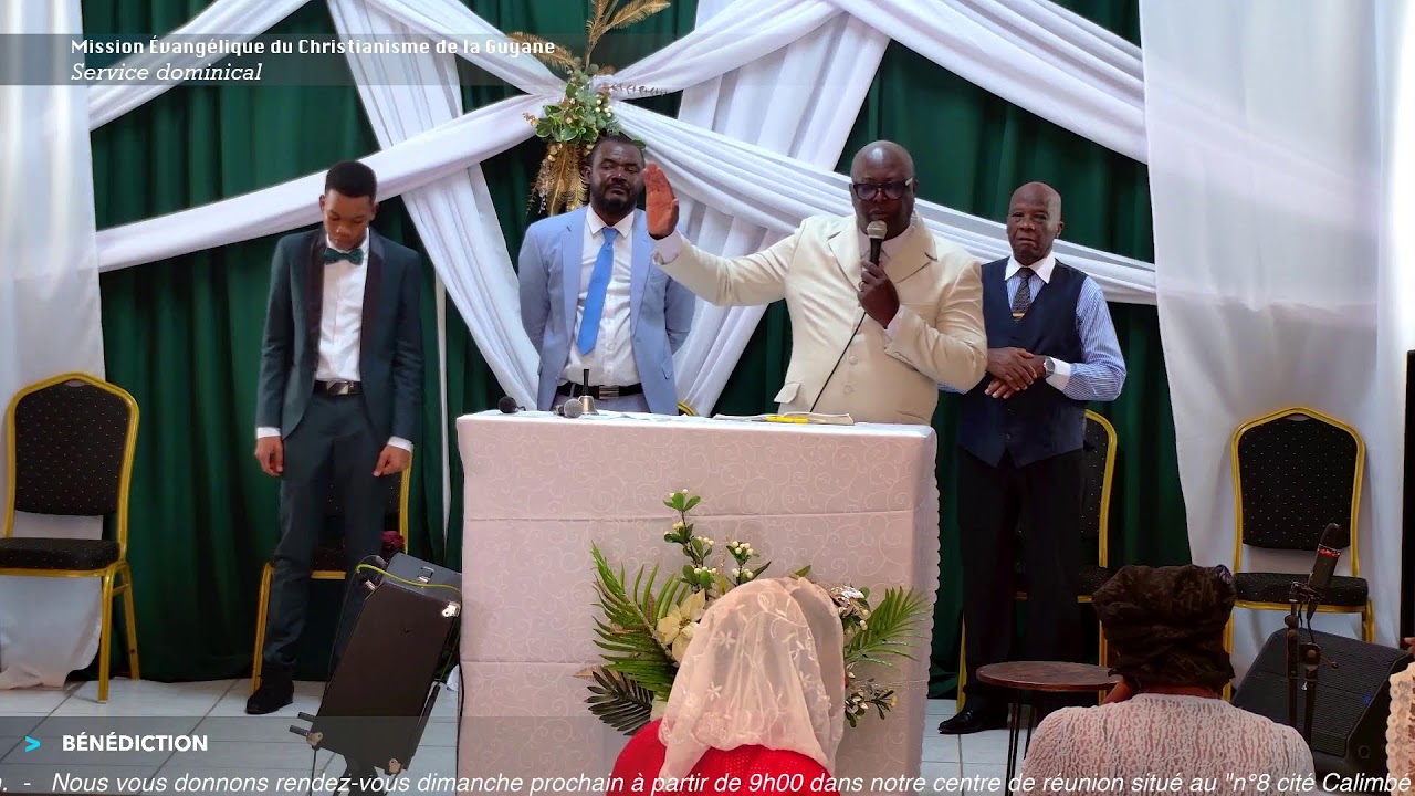 Service dominical de la Mission Evangélique du Christianisme de Cayenne